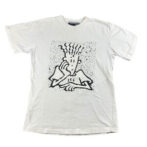 Vintage Fido Dido T-Shirt White Fido Dido Graphic Normal Is Boring 1985 80s